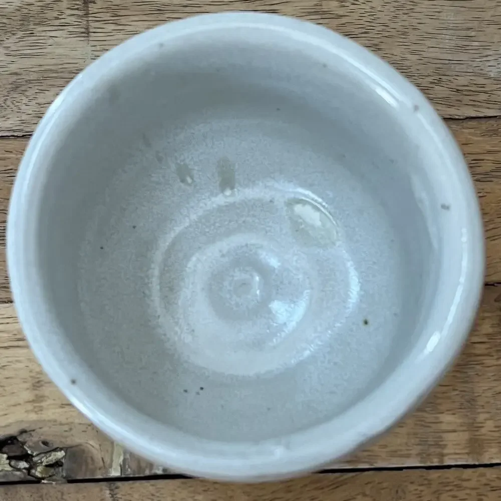 Japanese Chawan Tea Ceremony Bowl Handcrafted Earthenware Ceramic Art Pottery